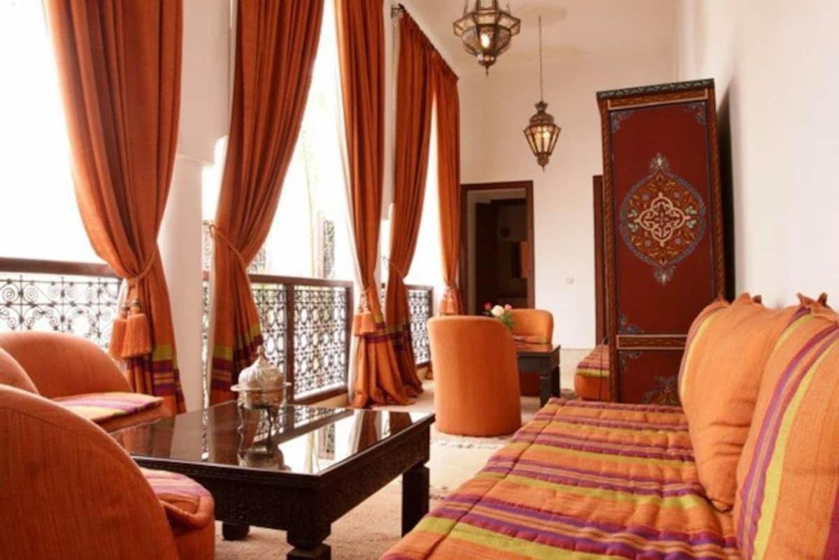 Riad Dar Rania Marrakech Medina Jemaa El Fna Marrakesh Bagian luar foto